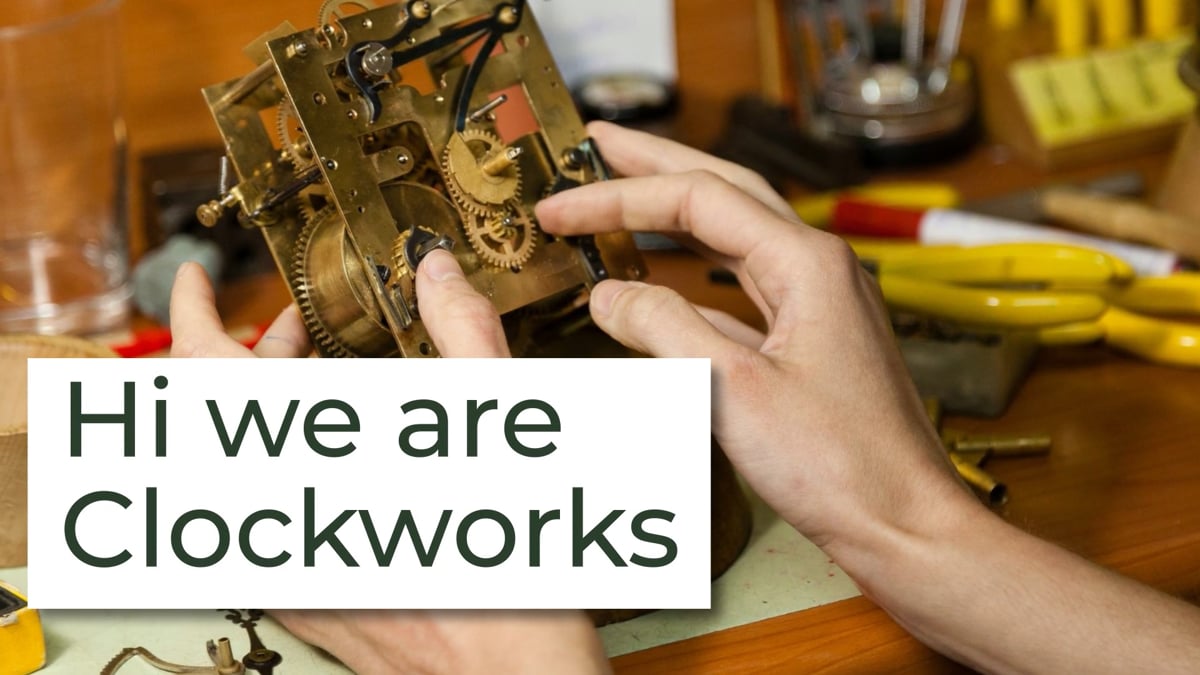 Learn clock repair with Clockworks