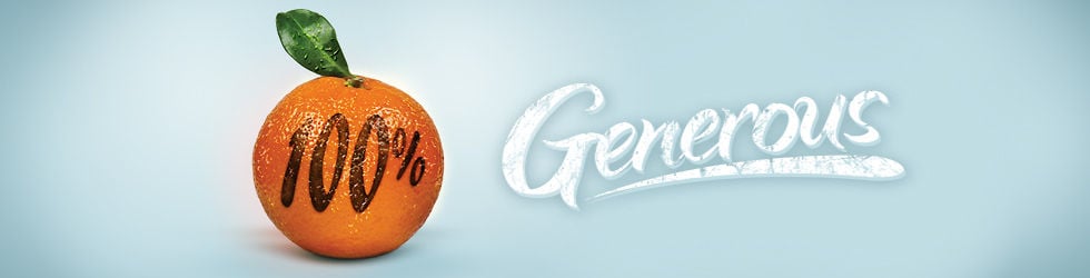 100% Generous