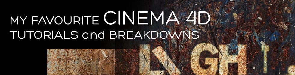 My favourite Cinema 4D and After Effects tutorials and breakdowns