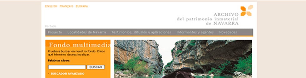NAVARCHIVO - Archivo del Patrimonio Inmaterial de Navarra - Nafarroako Ondare Immaterialaren Artxibategia