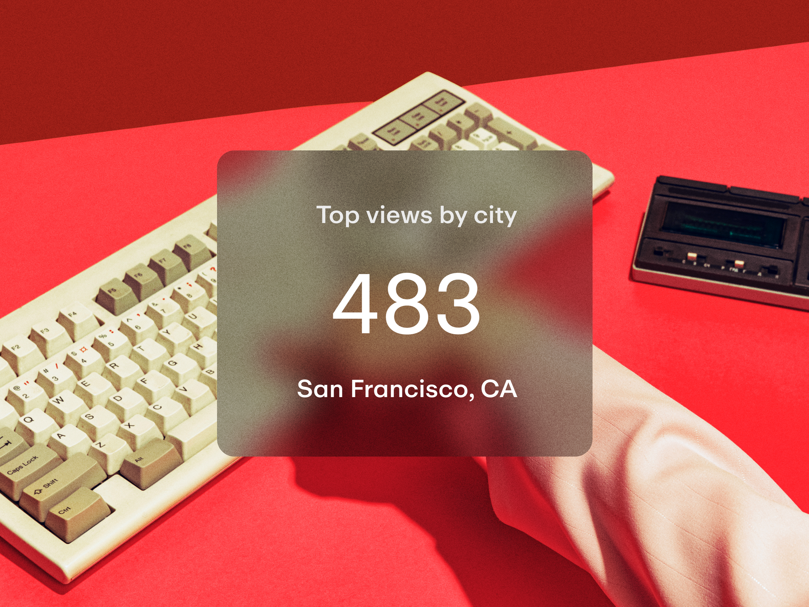 Video analytics for top views by city