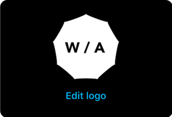 Make your video branded by adding a watermark. Upload your logo or brand kit to get started