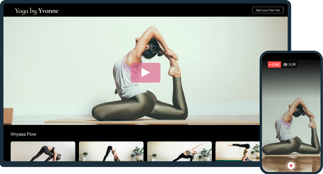 Teach Yoga Classes Online with Vimeo OTT Vimeo OTT