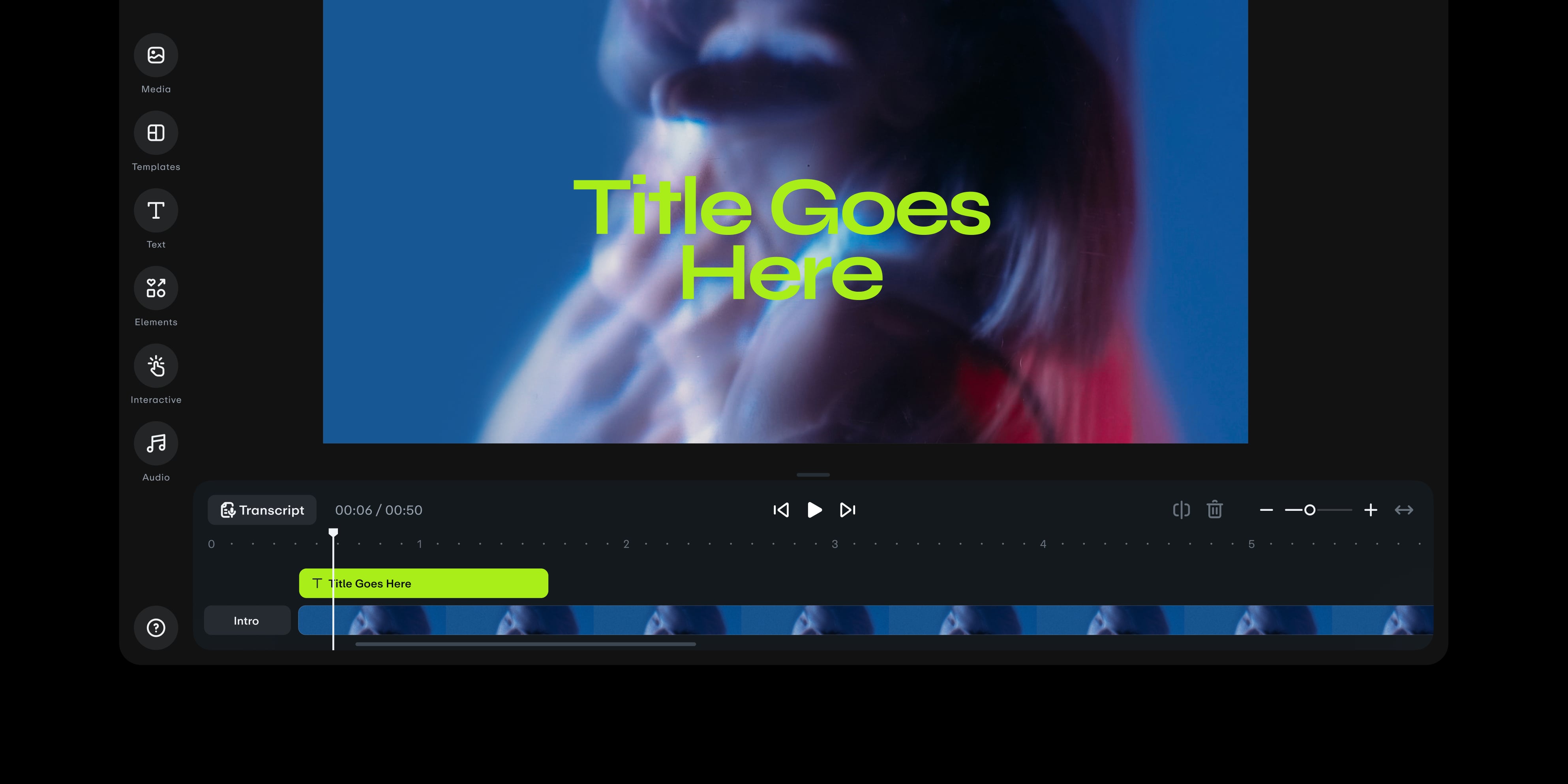 TimelineBased Video Editor from Vimeo