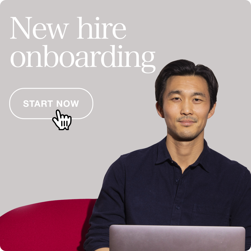 New hire onboarding interactive video