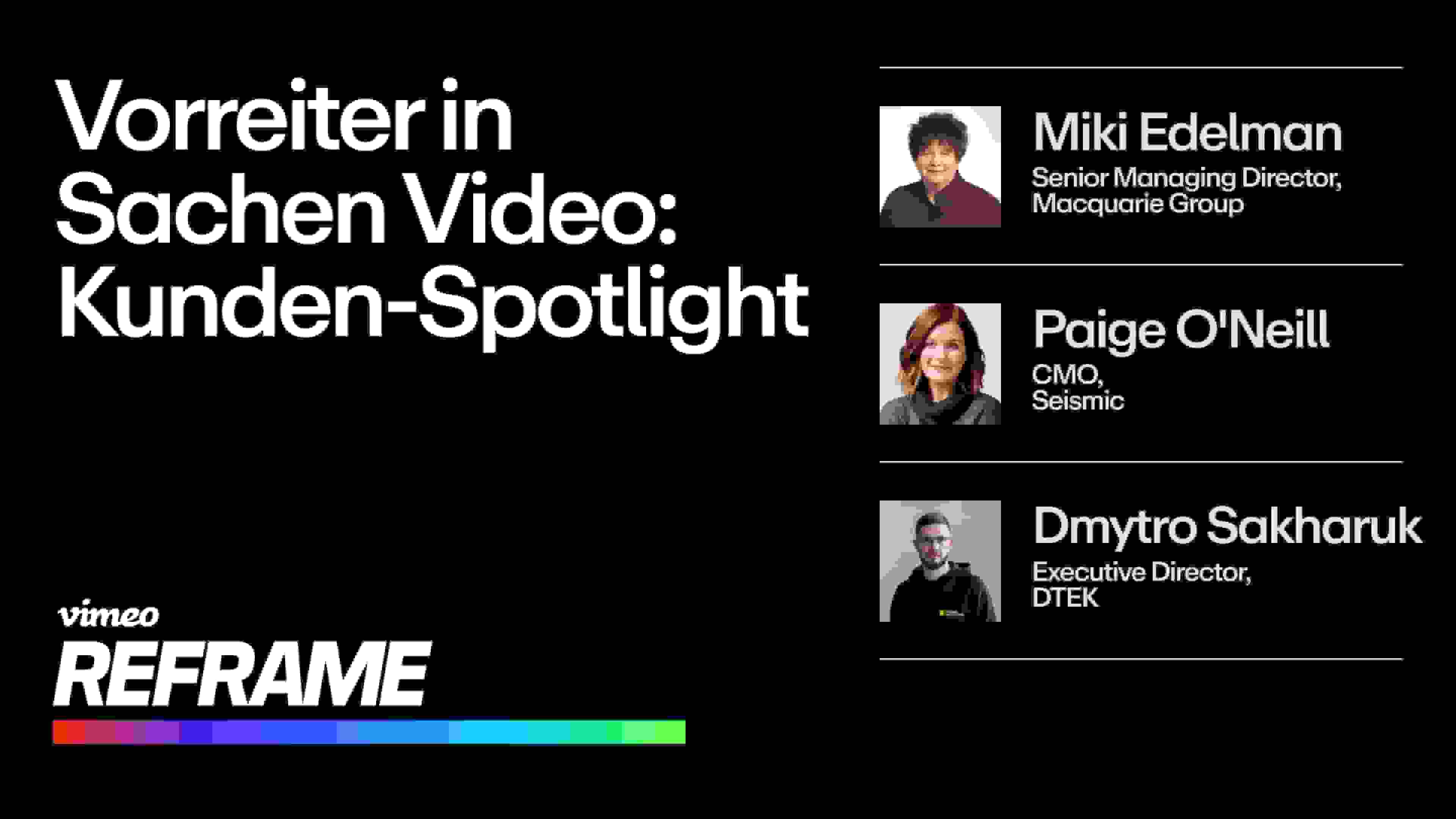 Sehen Sie, wie andere Kunden Vimeo Enterprise nutzen