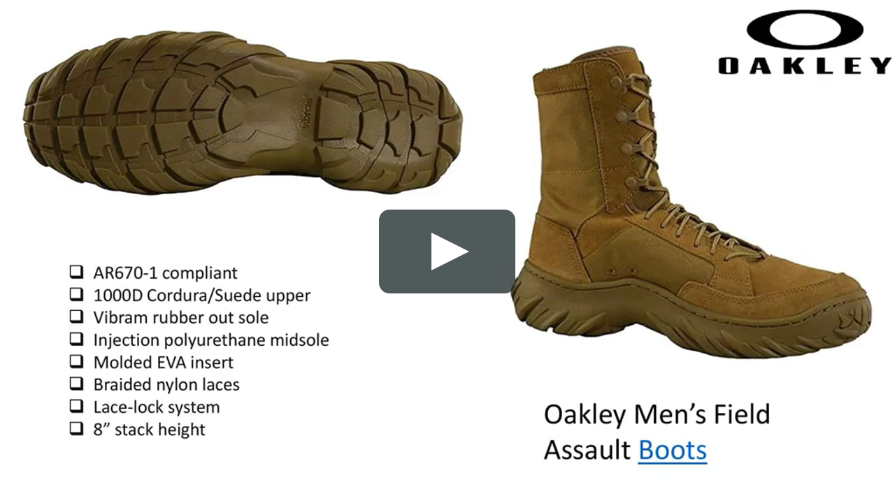Oakley Mens Field Assault Boots on Vimeo