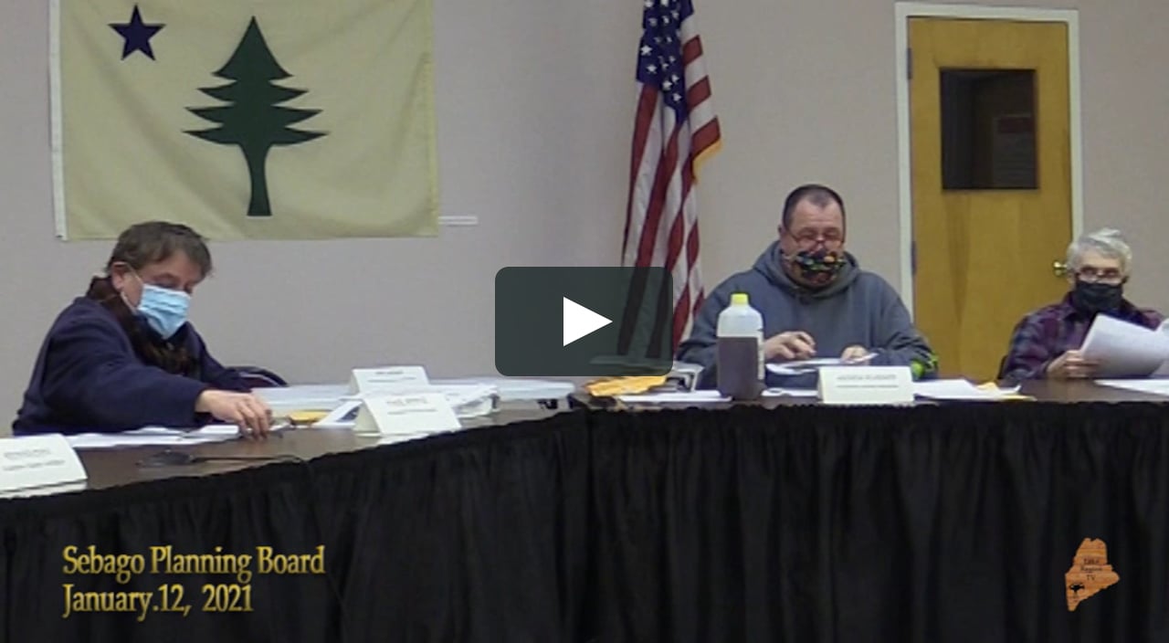 Sebago Planning Board 1122021 on Vimeo