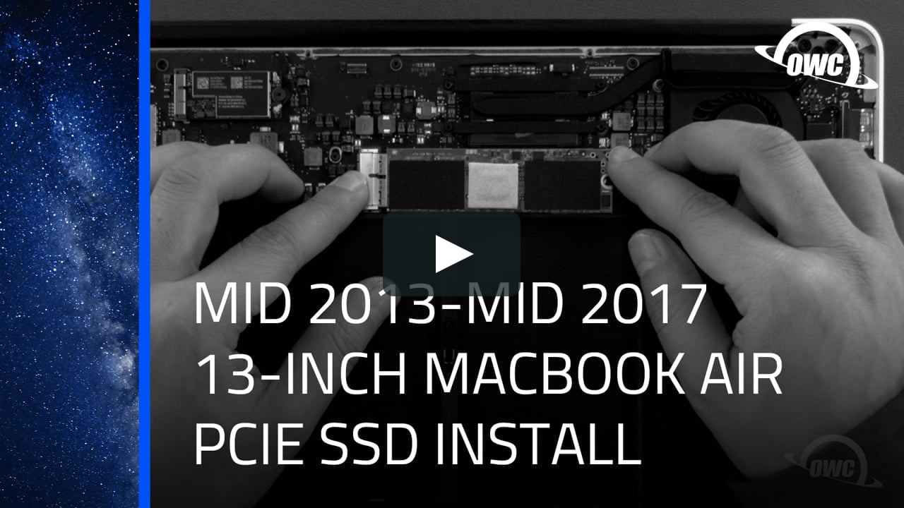 How to Upgrade the PCIe SSD in an 13-inch MacBook Air (Mid 2013 Mid 2017) on Vimeo