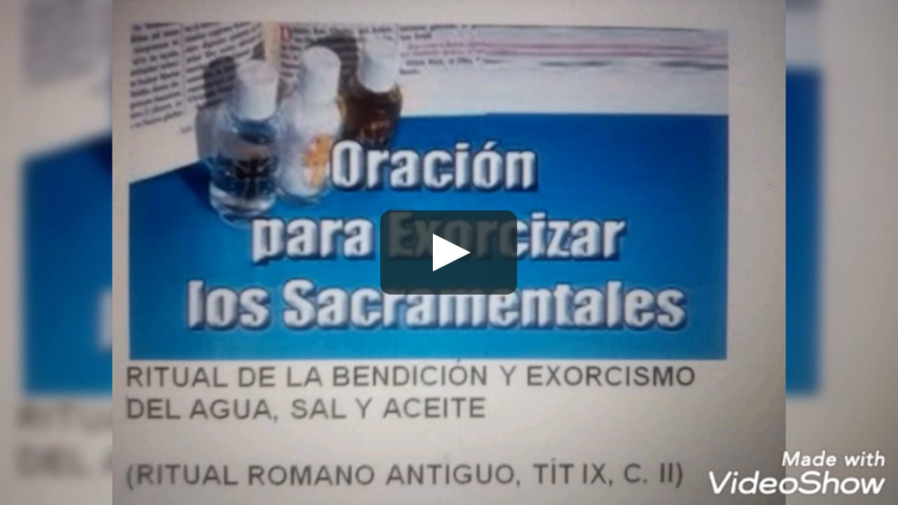 Bendición y Exorcismo de los Sacramentales (Padre Dirk Kranz y Padre Wilson  Salazar). on Vimeo