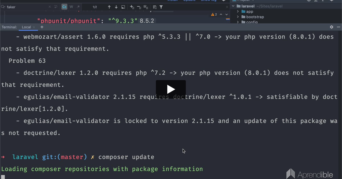 22. Cómo actualizar cualquier aplicación de Laravel a la versión más reciente