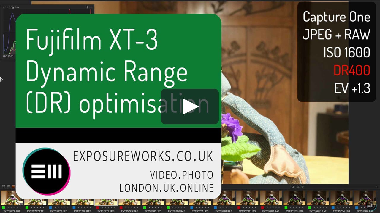 musicus Woud Barmhartig Fujifilm X-T3 Dynamic Range (DR) optimisation explained and tested on Vimeo