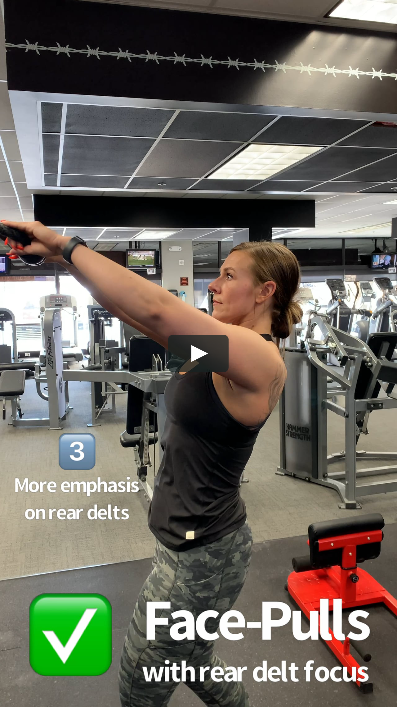 rear delt exercises face pulls
