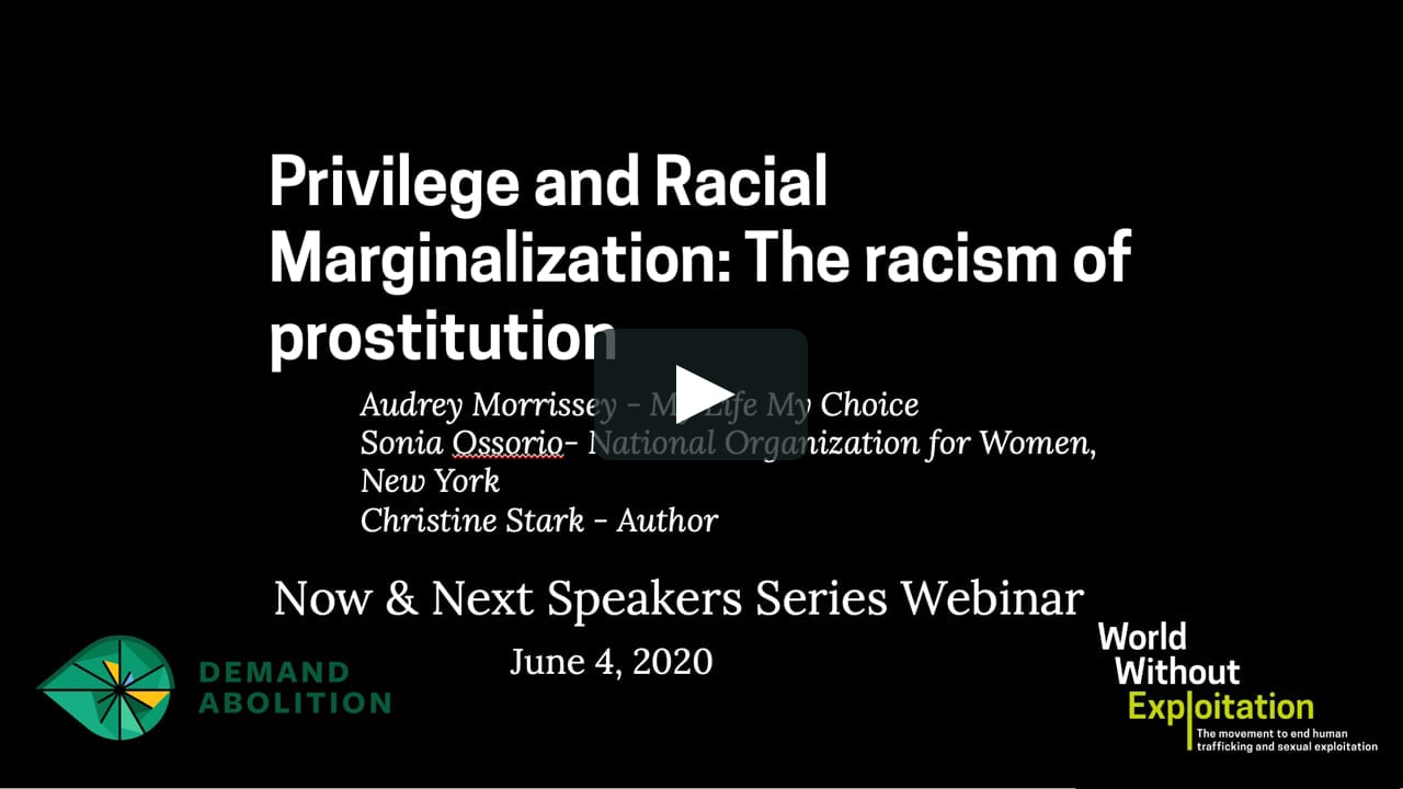 Privilege and Racial Marginalization: The racism of prostitution on Vimeo