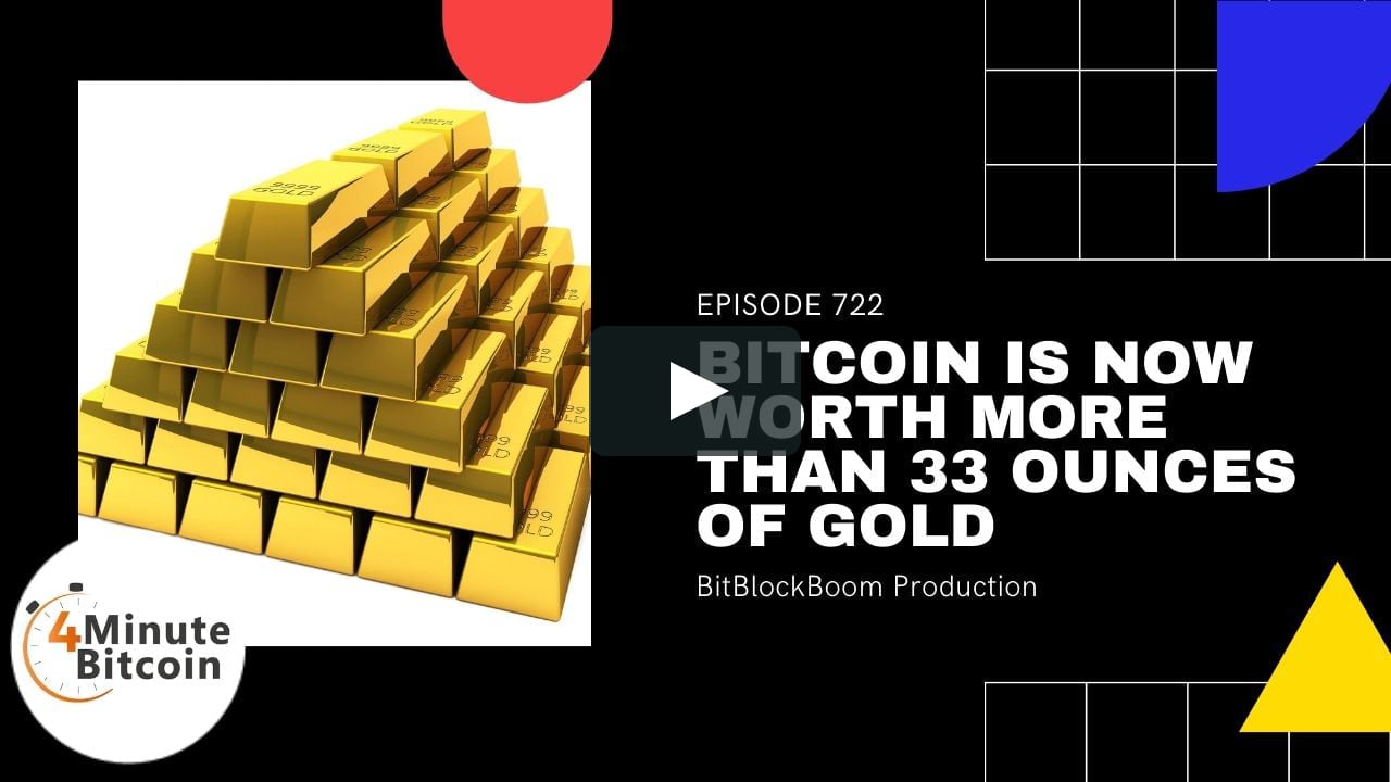 Bitcoin Is Now Worth More Than 33 Ounces Of Gold on Vimeo