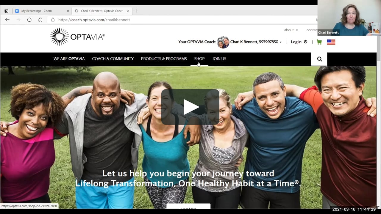 Placing your first client order Optavia on Vimeo