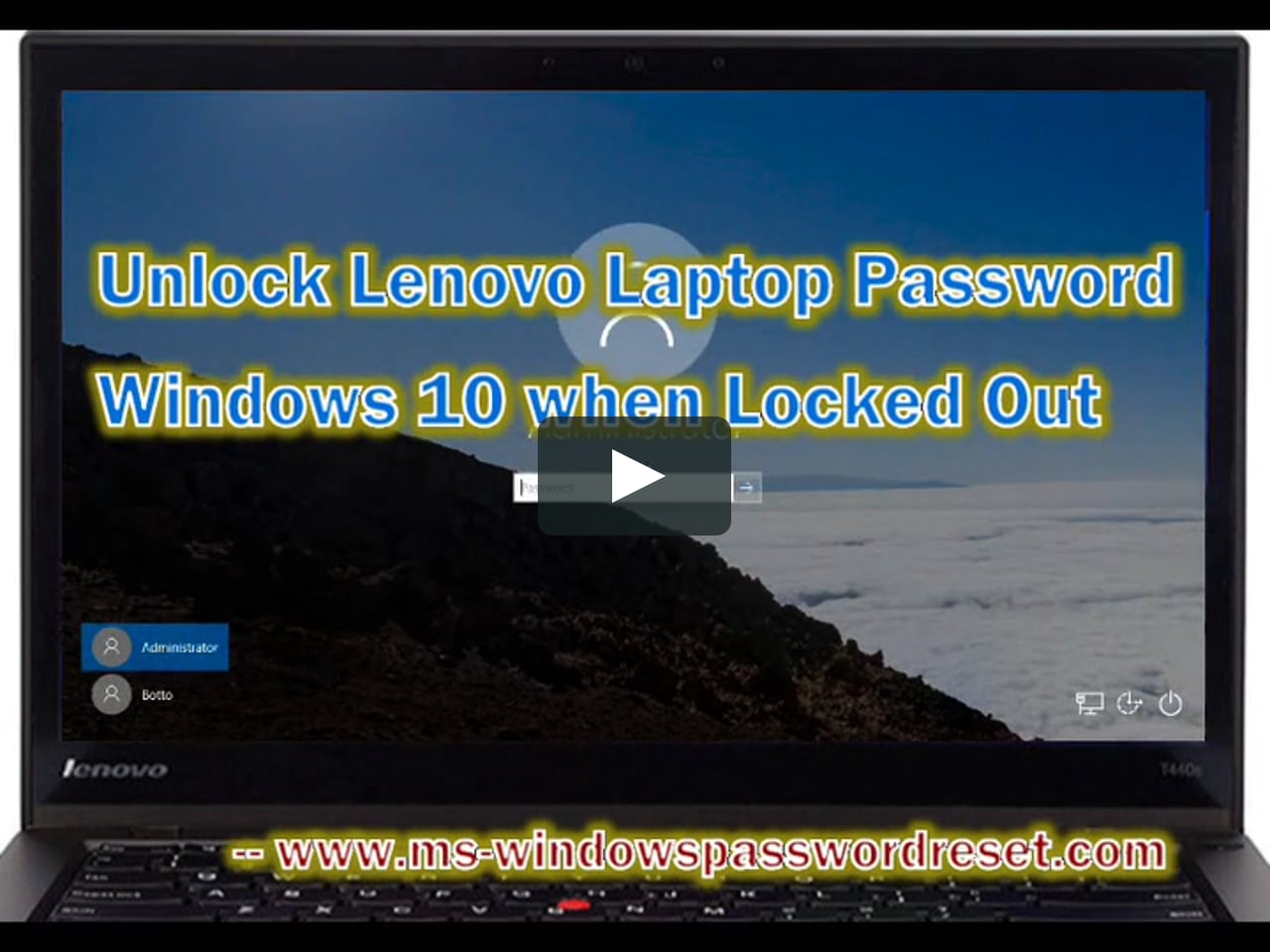Forgot Lenovo Laptop Password Windows 10 How to Unlock on Vimeo
