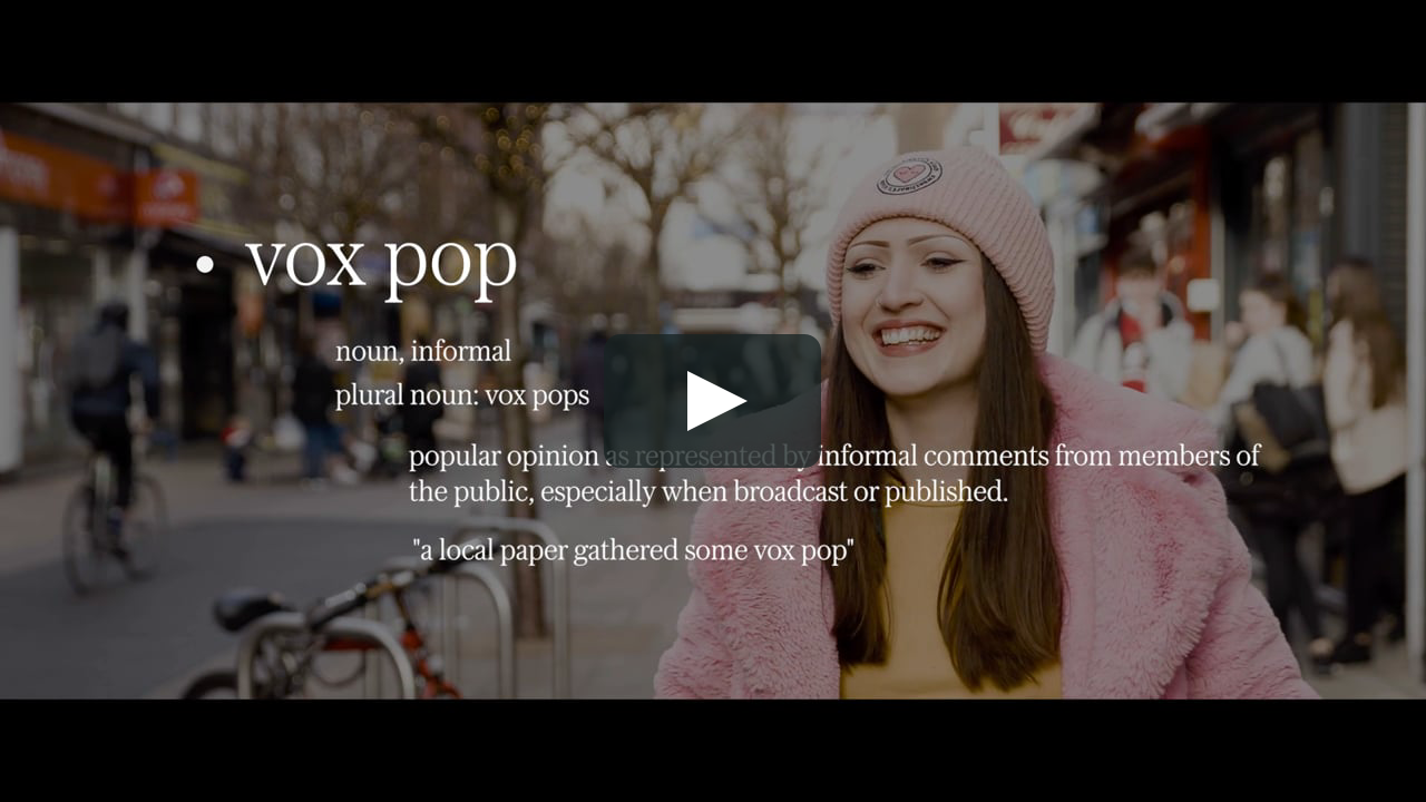 extract Gevlekt Indiener Why are vox pops important? on Vimeo