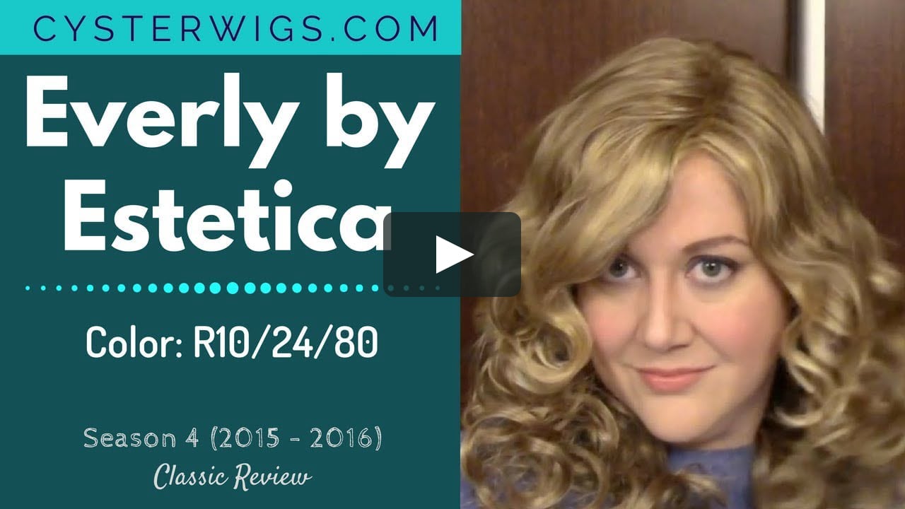 CysterWigs Wig Review: Everly by Estetica, Color: R10/24/80 [S4E333 2016] on Vimeo