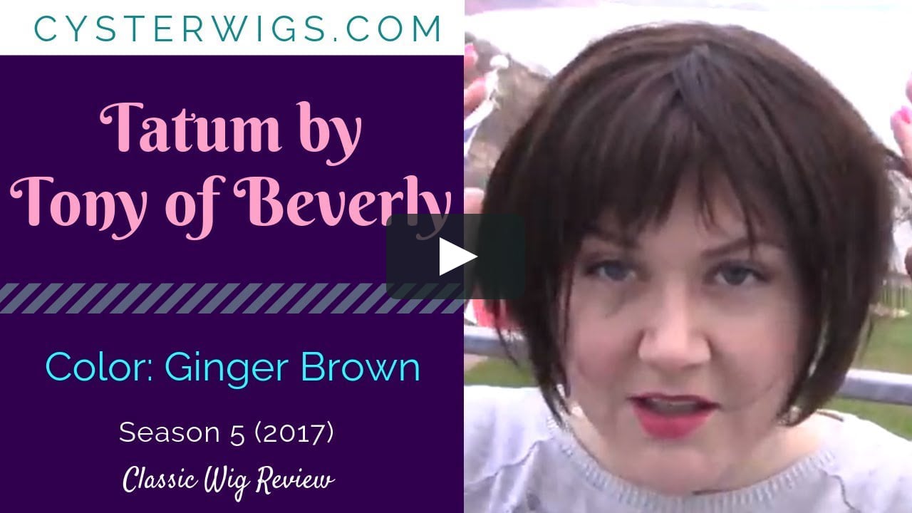 CysterWigs Wig Review: Tatum by Tony of Beverly, Color: Ginger Brown [S5E407 2017] on Vimeo
