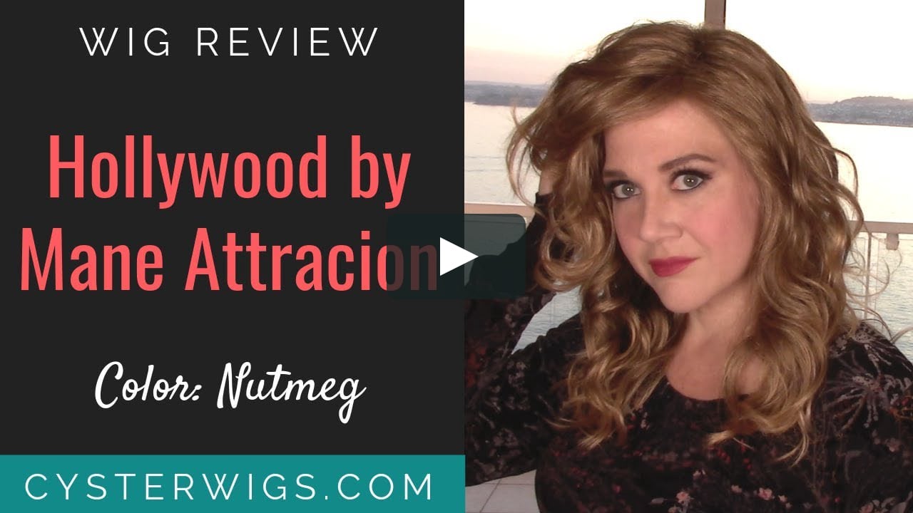 CysterWigs Wig Review: Hollywood by Mane Attraction, Color: Nutmeg [S6E772 2018] on Vimeo