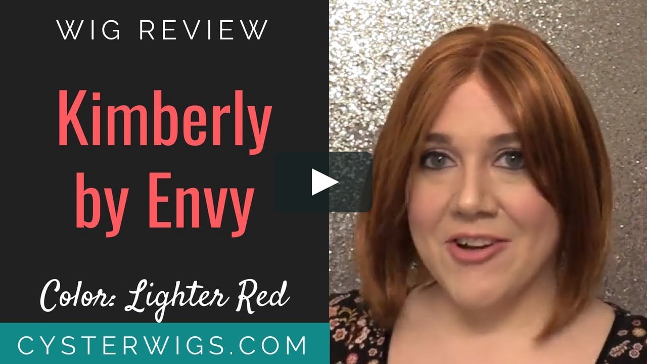CysterWigs Wig Review: Kimberly by Envy, Color: Lighter Red [S6E789 2018] on Vimeo