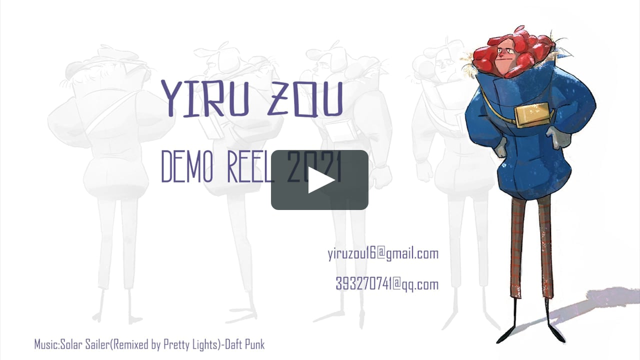 Yiru Zou 2021 3D Animation Demo Reel on Vimeo