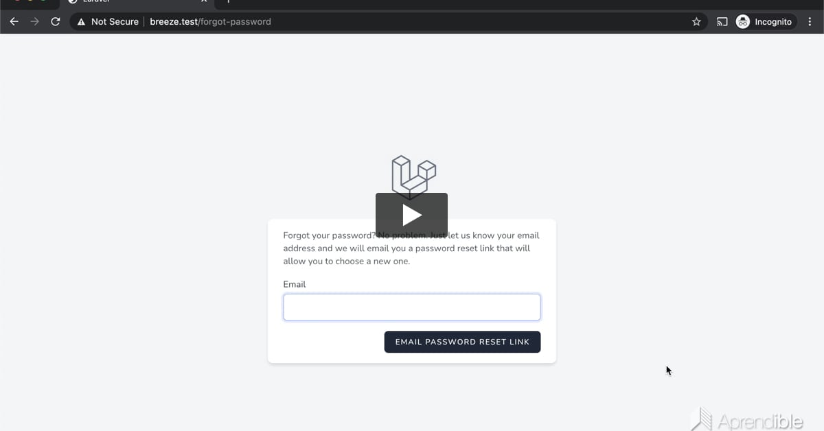 10. Laravel Breeze: Cómo funciona el restablecimiento de contraseñas - Parte 1