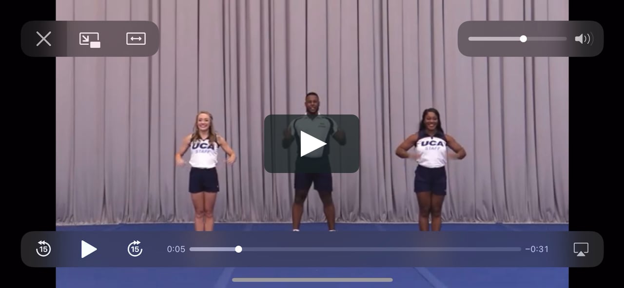 UCA Tryout Cheer on Vimeo