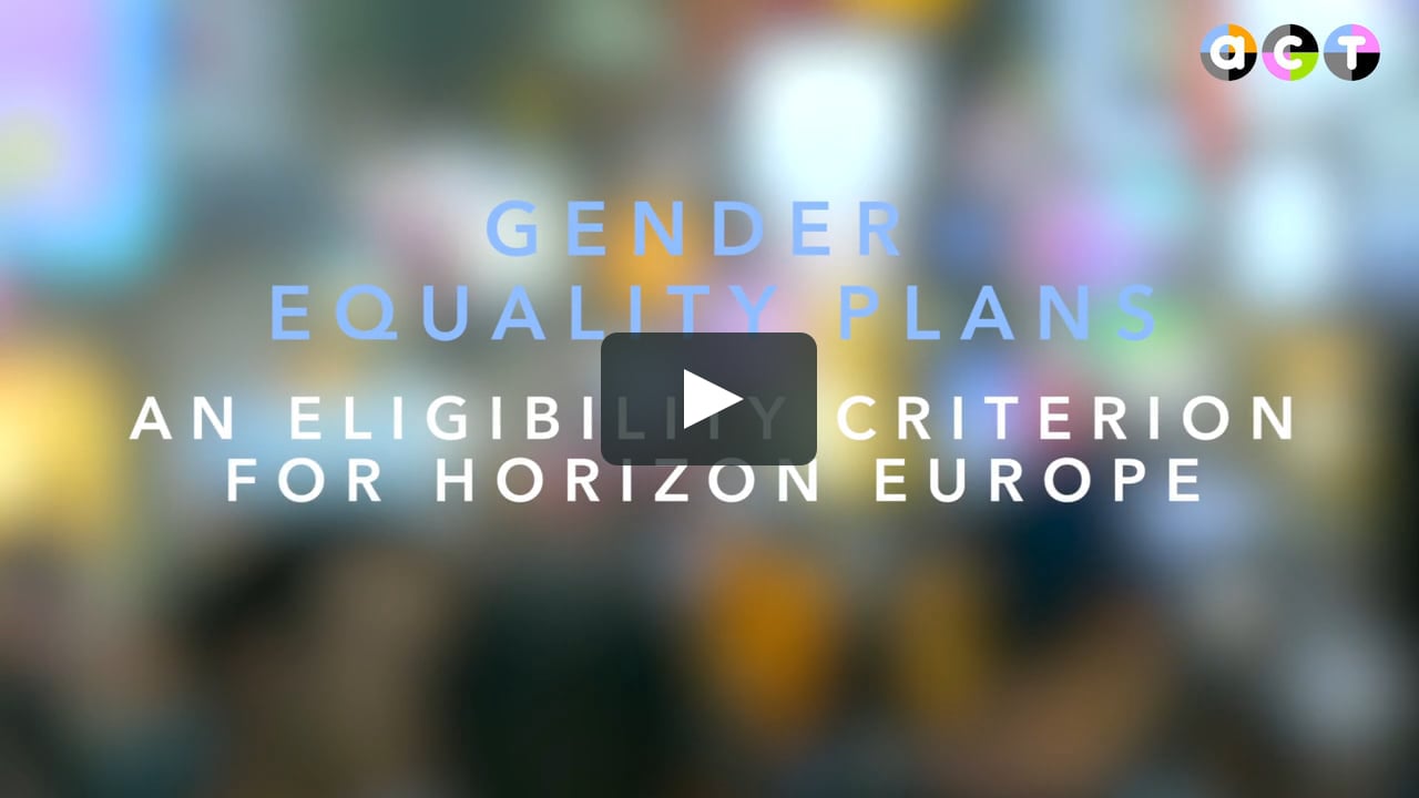 Gender Equality Plans An Eligibility Criterion For Horizon Europe Extended Version On Vimeo