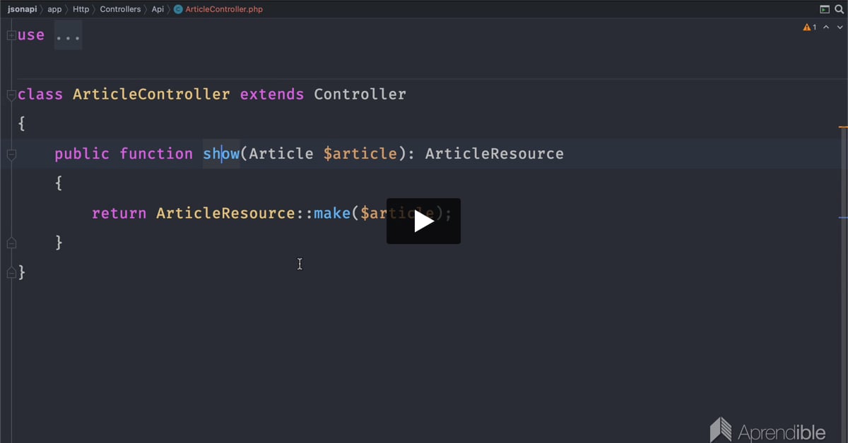 5. Implementación de la ruta para obtener artículos individuales