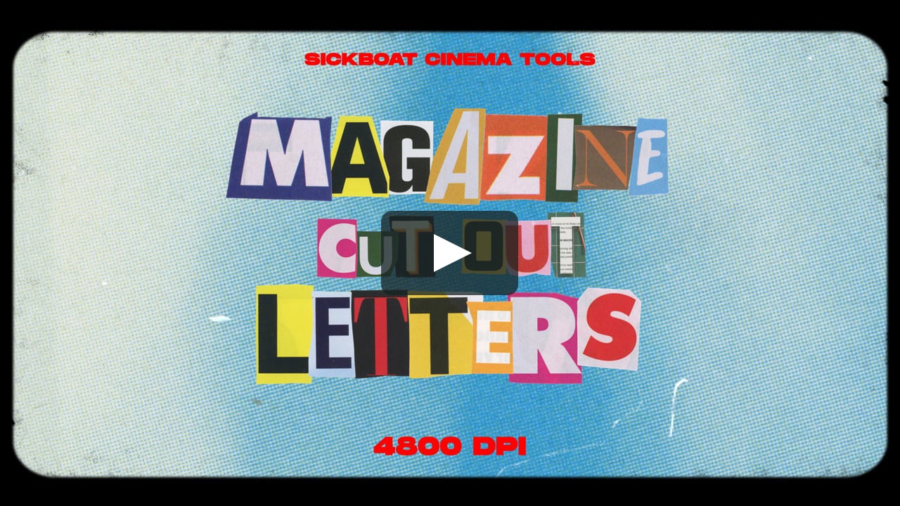 Magazine Cut Out Letters Png Animations Collage Letters Png On Vimeo