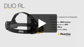 DUO RL - Ultra-bright, waterproof rechargeable headlamp