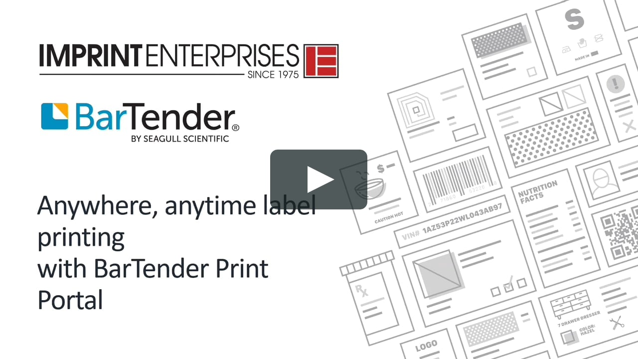 atom akse leder Print Better Barcodes with BarTender 2021 - Print Portal Primer on Vimeo