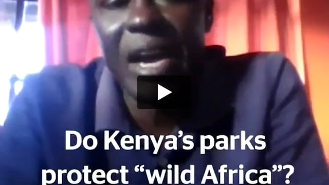 Do Kenya's parks protect "wild Africa"?