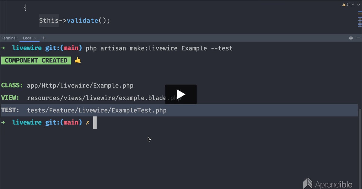 11. Cómo testear componentes de Livewire