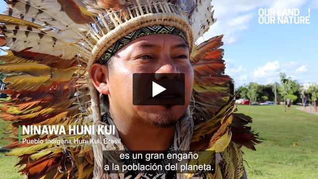 “El programa REDD (...) es un gran engaño a la población del planeta.”