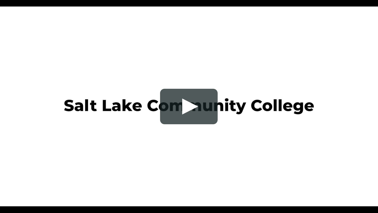 Salt Lake Community College Video #1