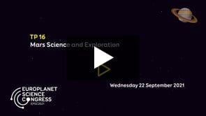 Vimeo: EPSC2021 – TP16 Mars Science and Exploration