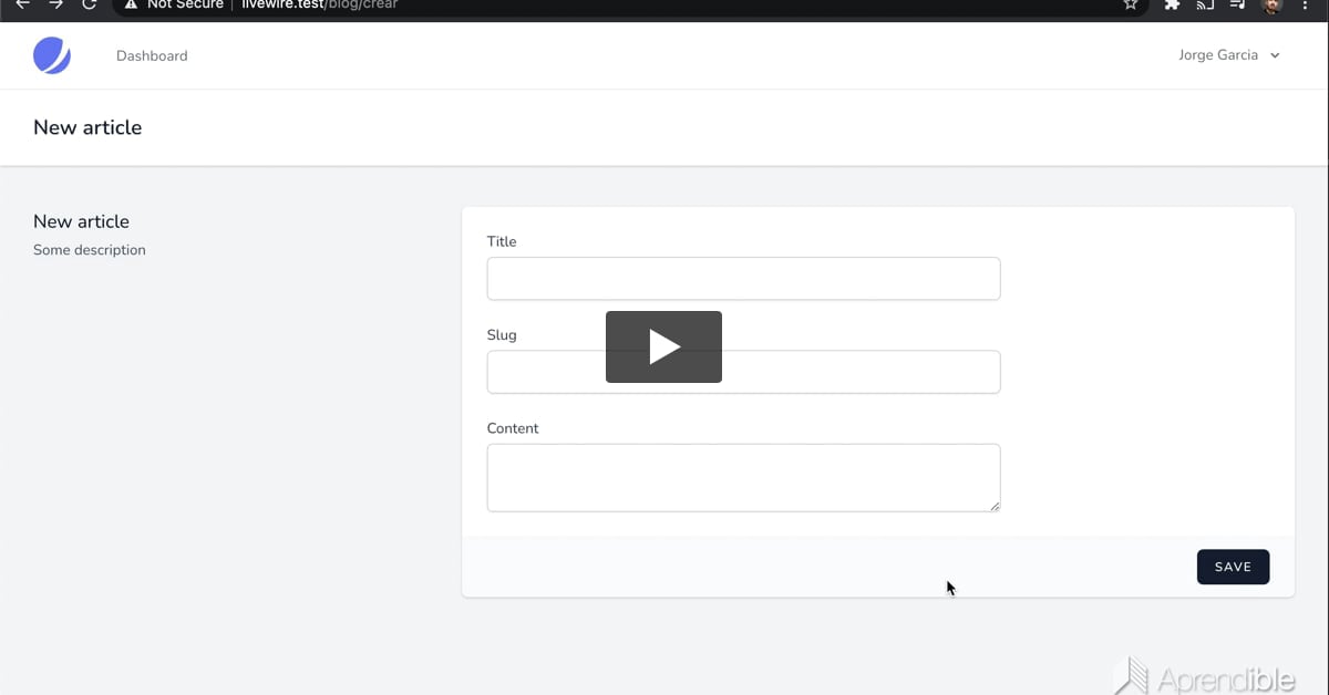 17. Estilizando el formulario con TailwindCSS