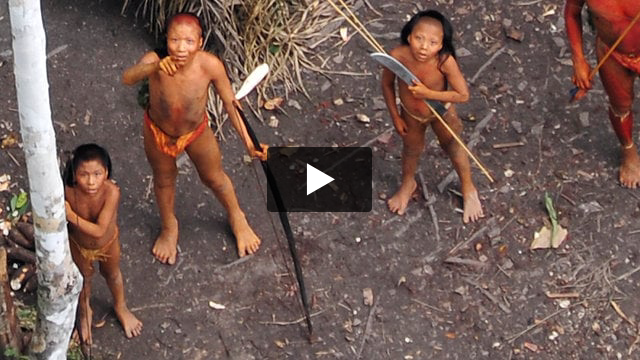 Uncontacted Amazon Tribe: First ever aerial footage