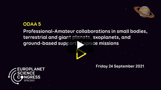 Vimeo: EPSC2021 – ODAA5 Professional-Amateur collaborations...