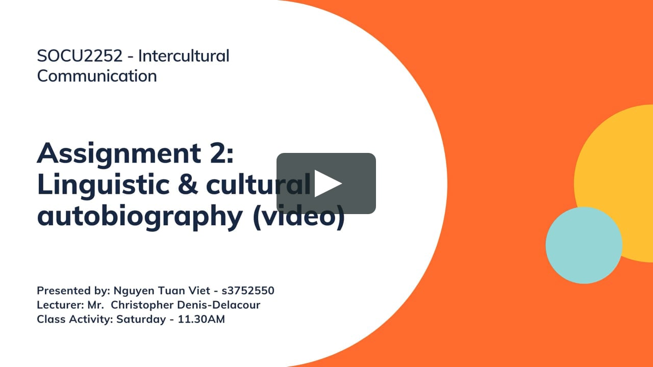 what is a cultural autobiography