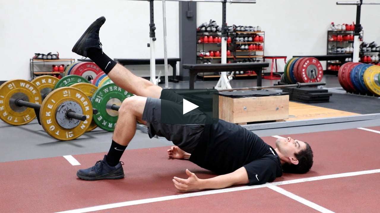 Activities - Single-Leg Glute Ham Bridge on Vimeo