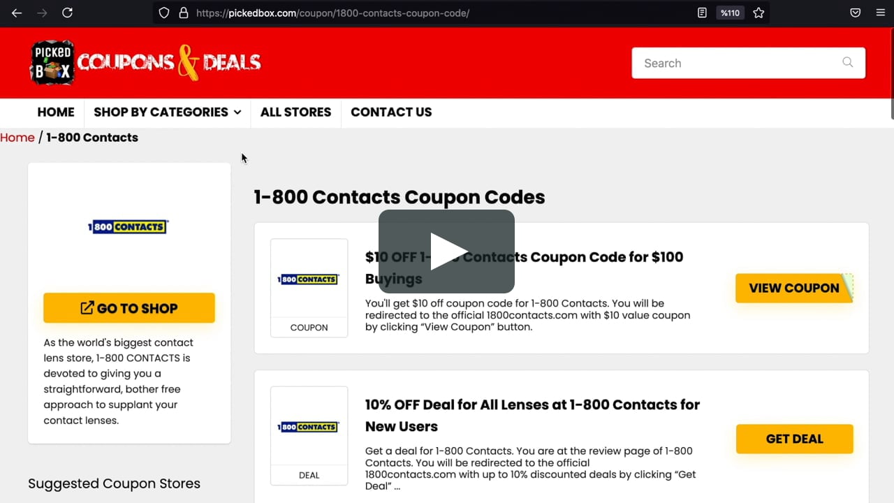 1-800 Contacts Coupon Code.mp4 on Vimeo