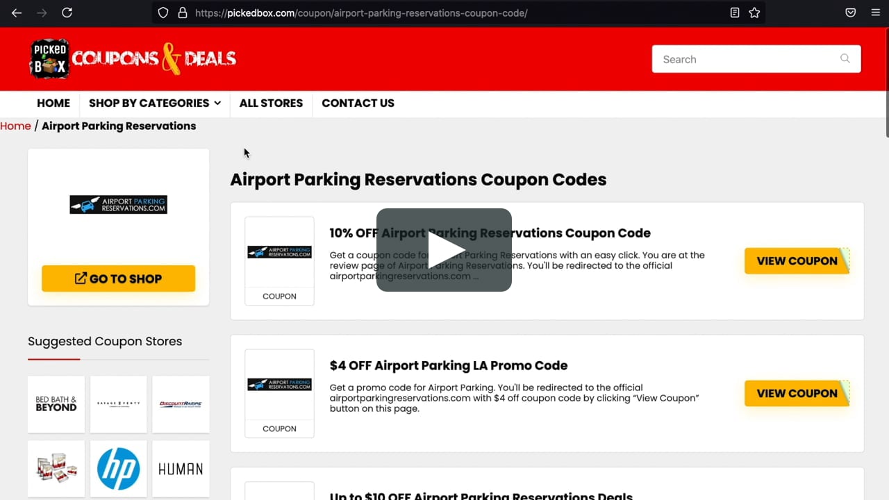 Airport Parking Reservations Coupon Code.mp4