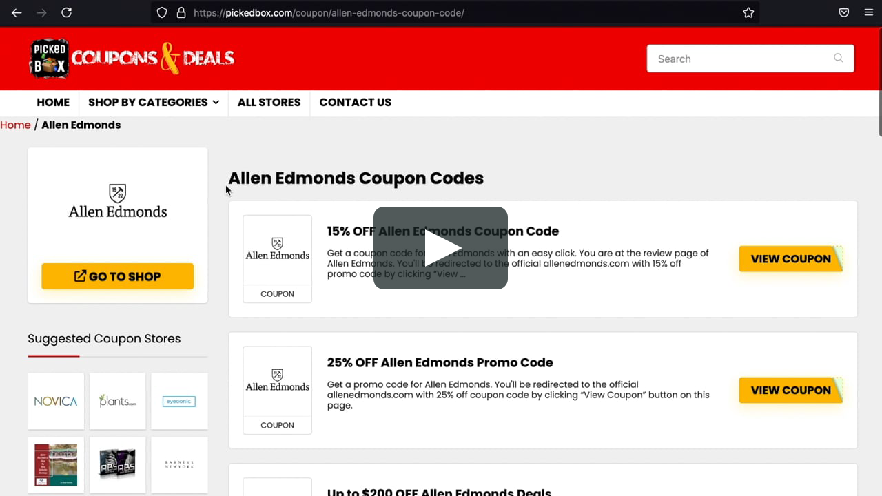 Allen Edmonds Coupon Code.mp4