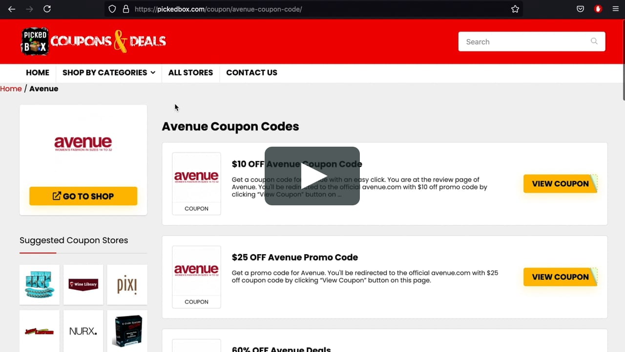 Avenue Coupon Code.mp4