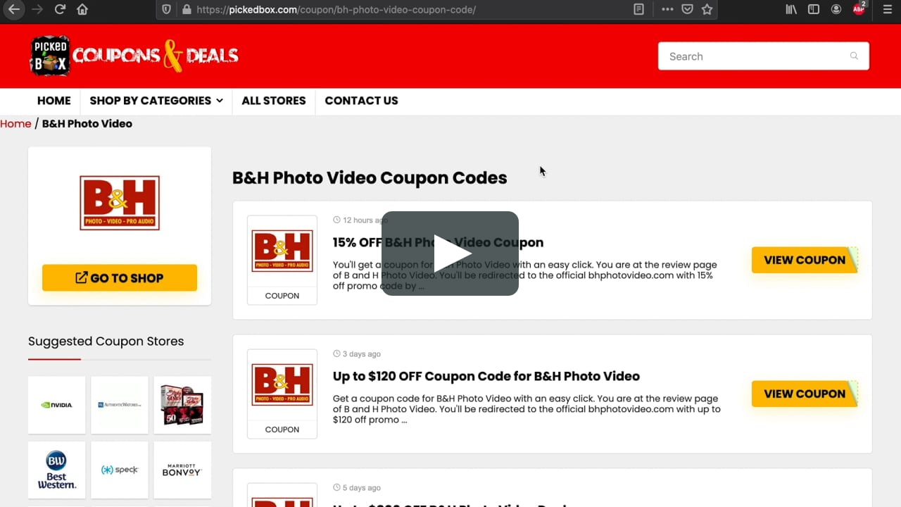 B&H Photo Video Coupon Code & Discount Promo on Vimeo