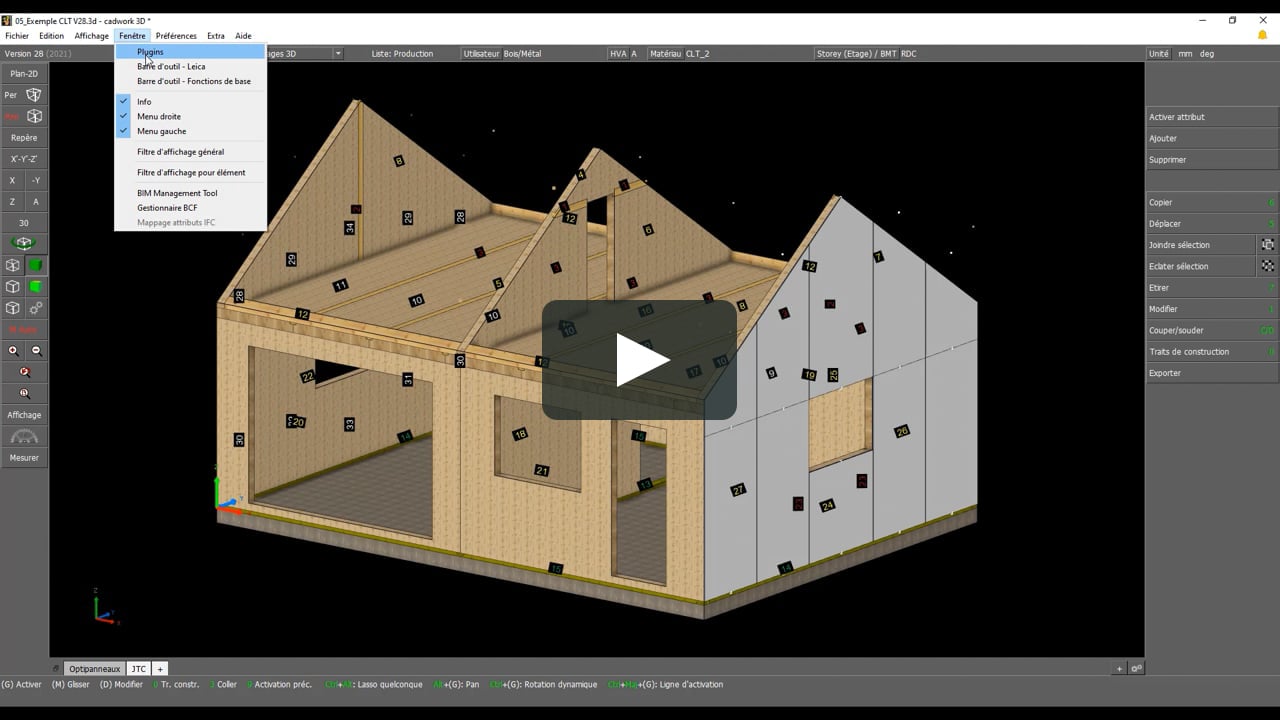 01 - Plugin dans cadwork on Vimeo